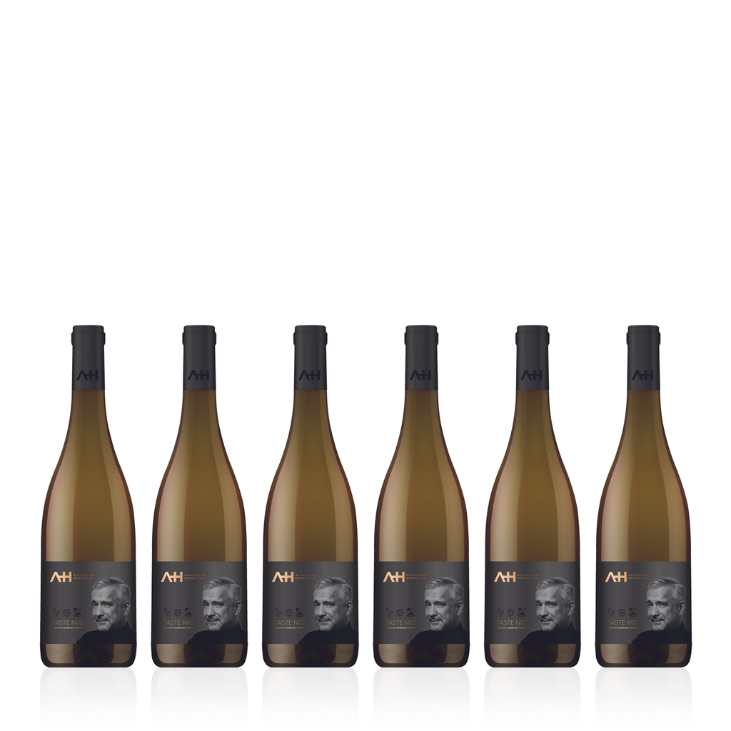 Sechs Flaschen ALEXANDER HERRMANN Taste No. 2 Trocken 0,75l - Qualitätsweißwein aus Deutschland 