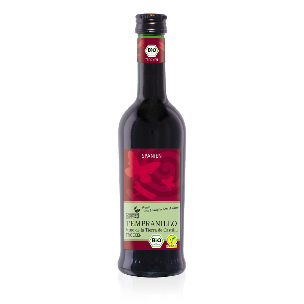 Tempranillo Trocken 0,25l - trockener Rotwein aus Spanien 