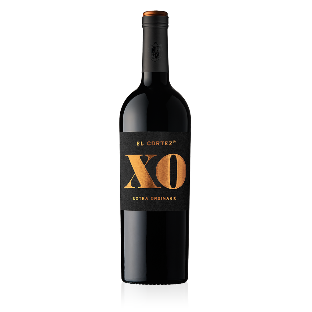 EL CORTEZ XO Halbtrocken 0,75l - halbtrockener, spanischer Rotwein mit Samtetikett 