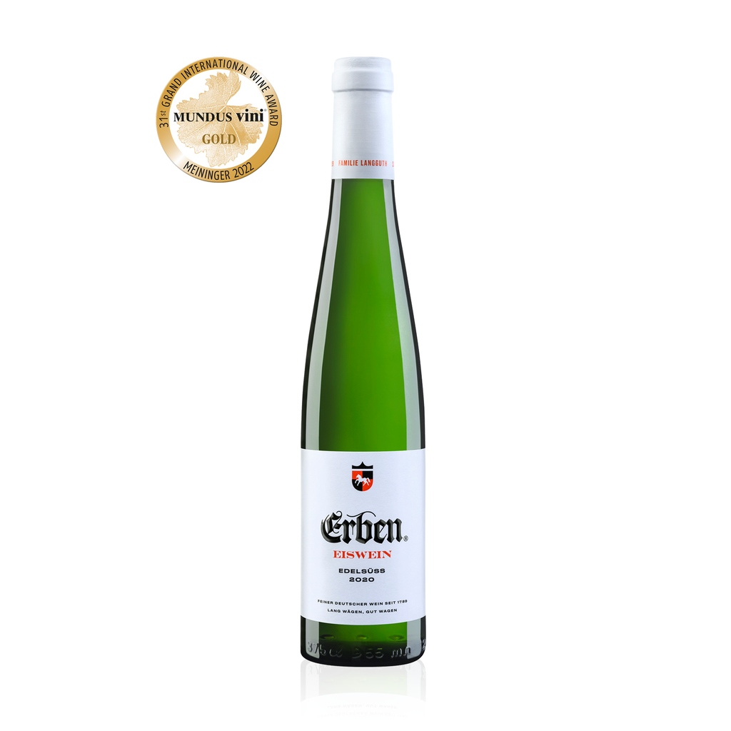 ERBEN Eiswein Edelsüss 0,375l - süßer Prädikatwein - Weißwein - mit Mundus Vini Gold Auszeichnung 2022