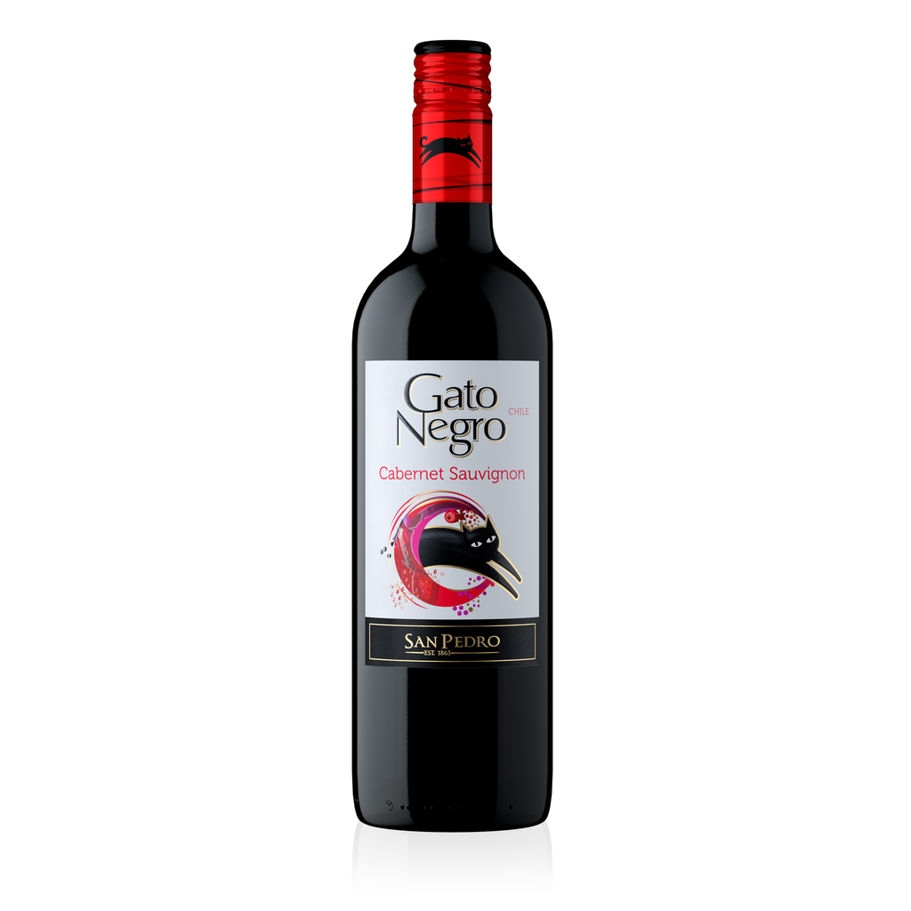 GATO NEGRO CABERNET SAUVIGNON Rotwein 0,75l - trockener, chilenischer Rotwein 