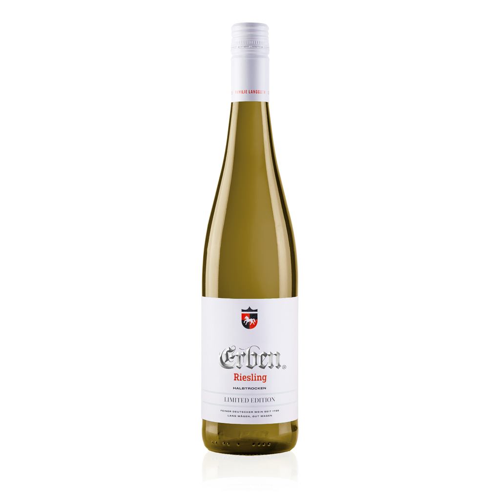 ERBEN Riesling 2017 0,75l - Limited Edition - Weißwein - halbtrockener Qualitätswein von der Mosel - Einzelflasche 