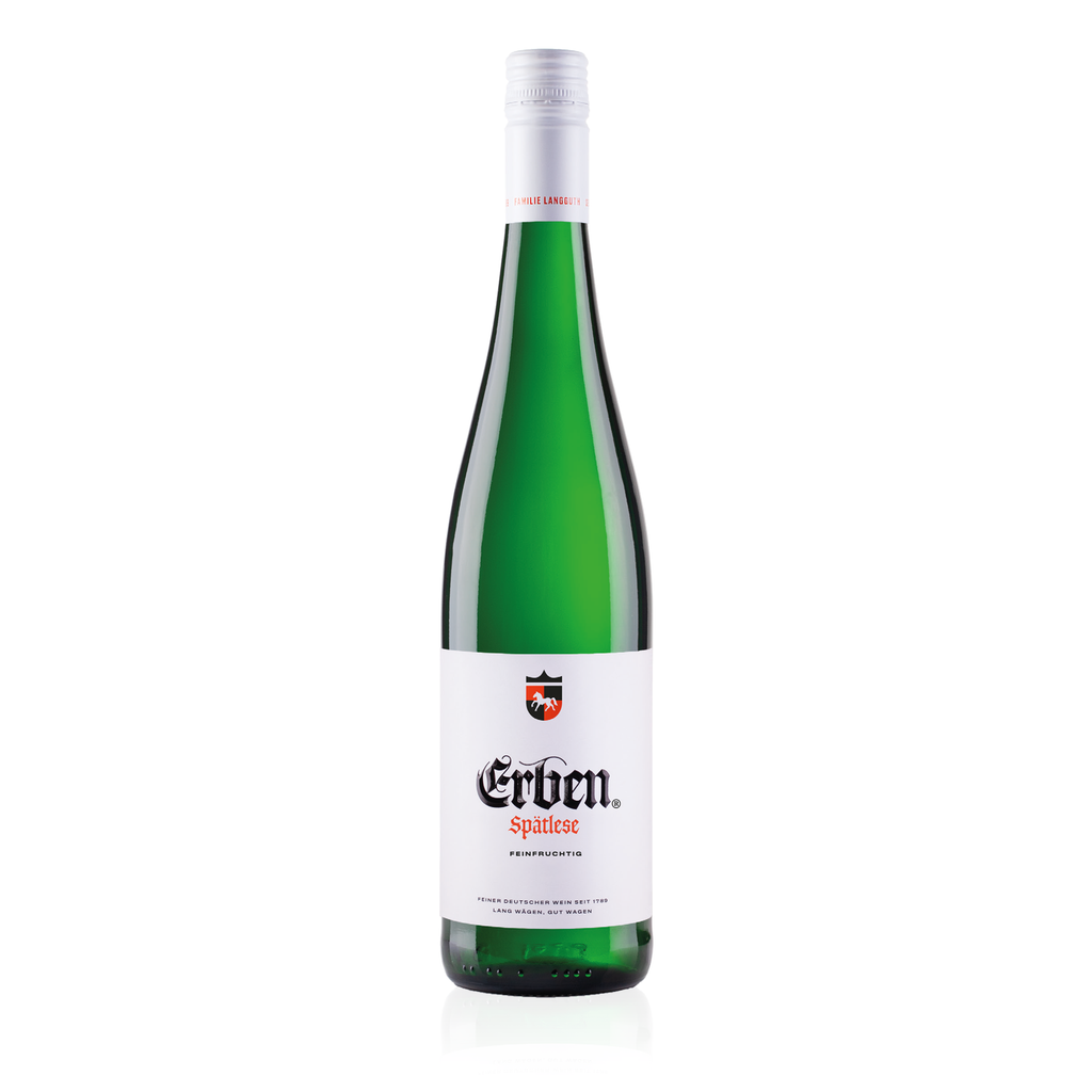 Prädikatswein - ERBEN Spätlese Feinfruchtig 0,75l - feinfruchtiger Weißwein aus Deutschland 