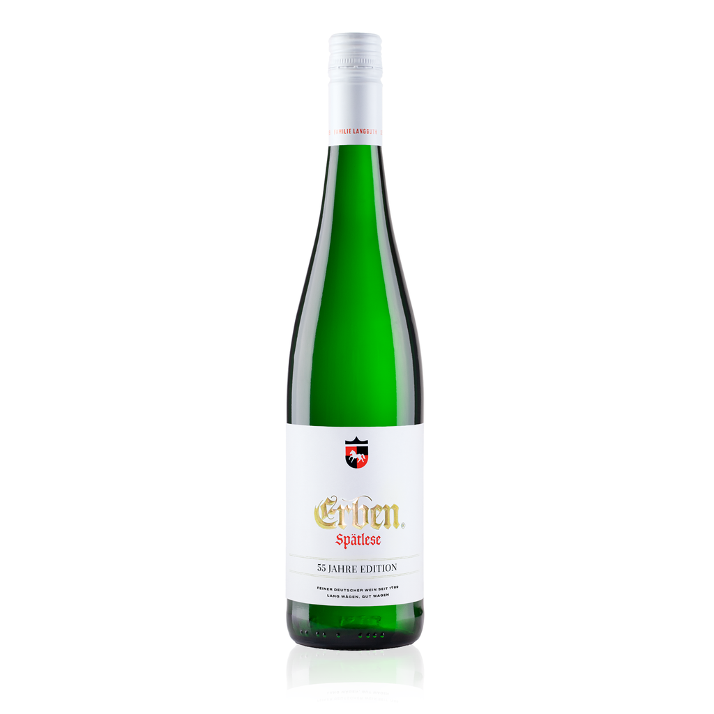 ERBEN Spätlese Riesling 2018 0,75l - Weißwein -  feinfruchtiger Prädikatswein von der Mosel, Deutschland - Einzelflasche 